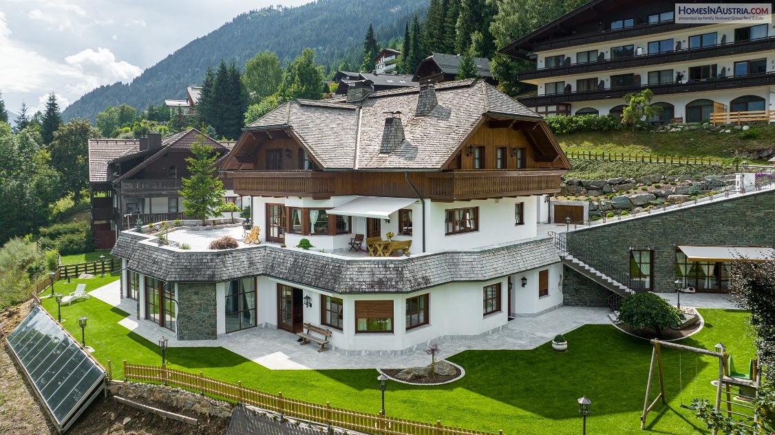 Luxury Estate in Bad Kleinkirchheim, Carinthia, great view, indoor pool, elegant decor and furnishings